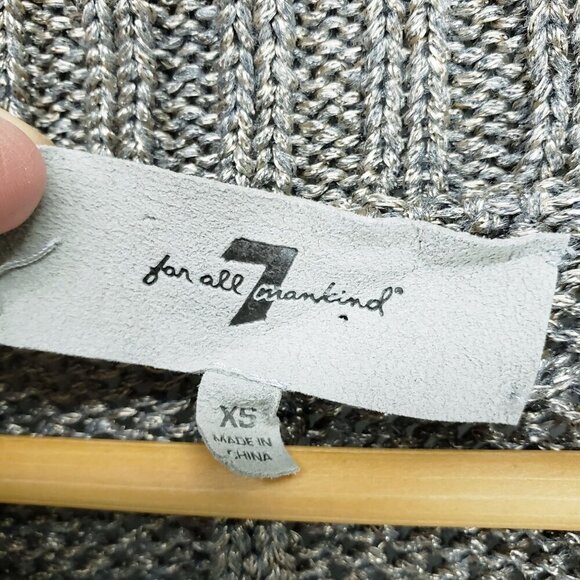 7 Seven For All Mankind Bronze Cardigan Women's‎ Size XS Open Front - Picture 5 of 6